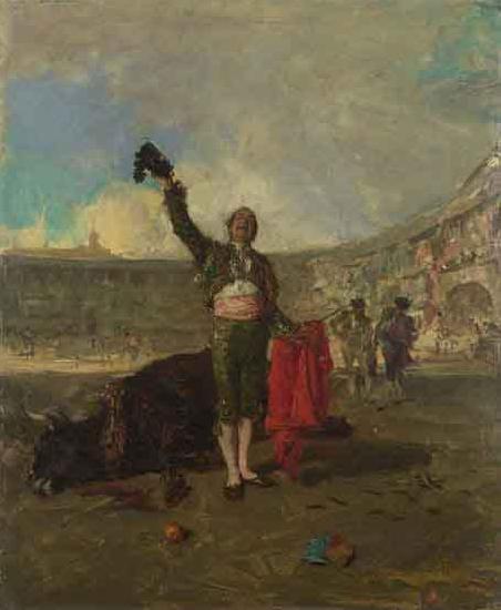 Marsal, Mariano Fortuny y The BullFighters Salute oil painting image